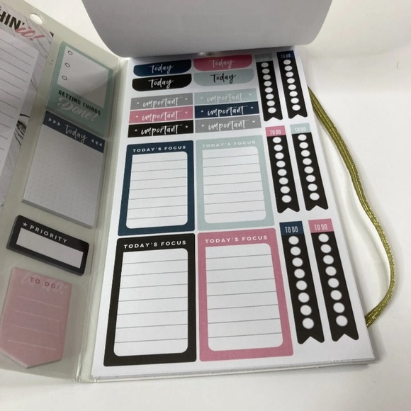 3/$30 The Happy Planner GOAL GETTER MAMBA Sticker Book 722 pc - Picture 6 of 10